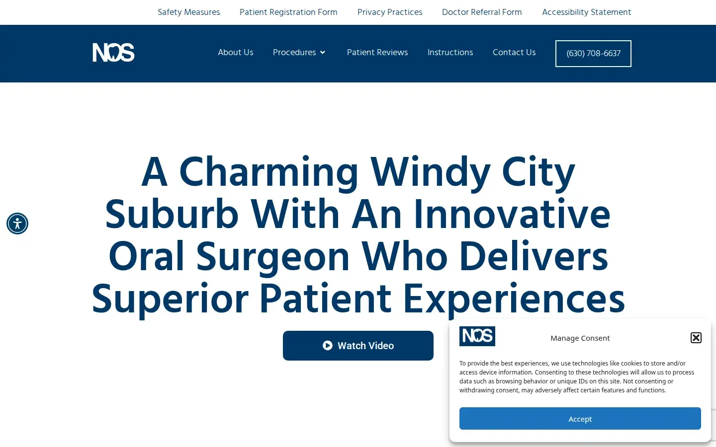 Homepage preview of Naperville Oral Surgery & Dental Implants: Dr. Joshua Foxson
