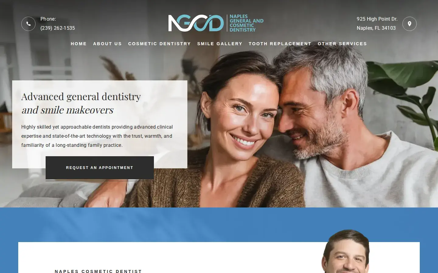 Homepage preview of Naples General & Cosmetic Dentistry LLC