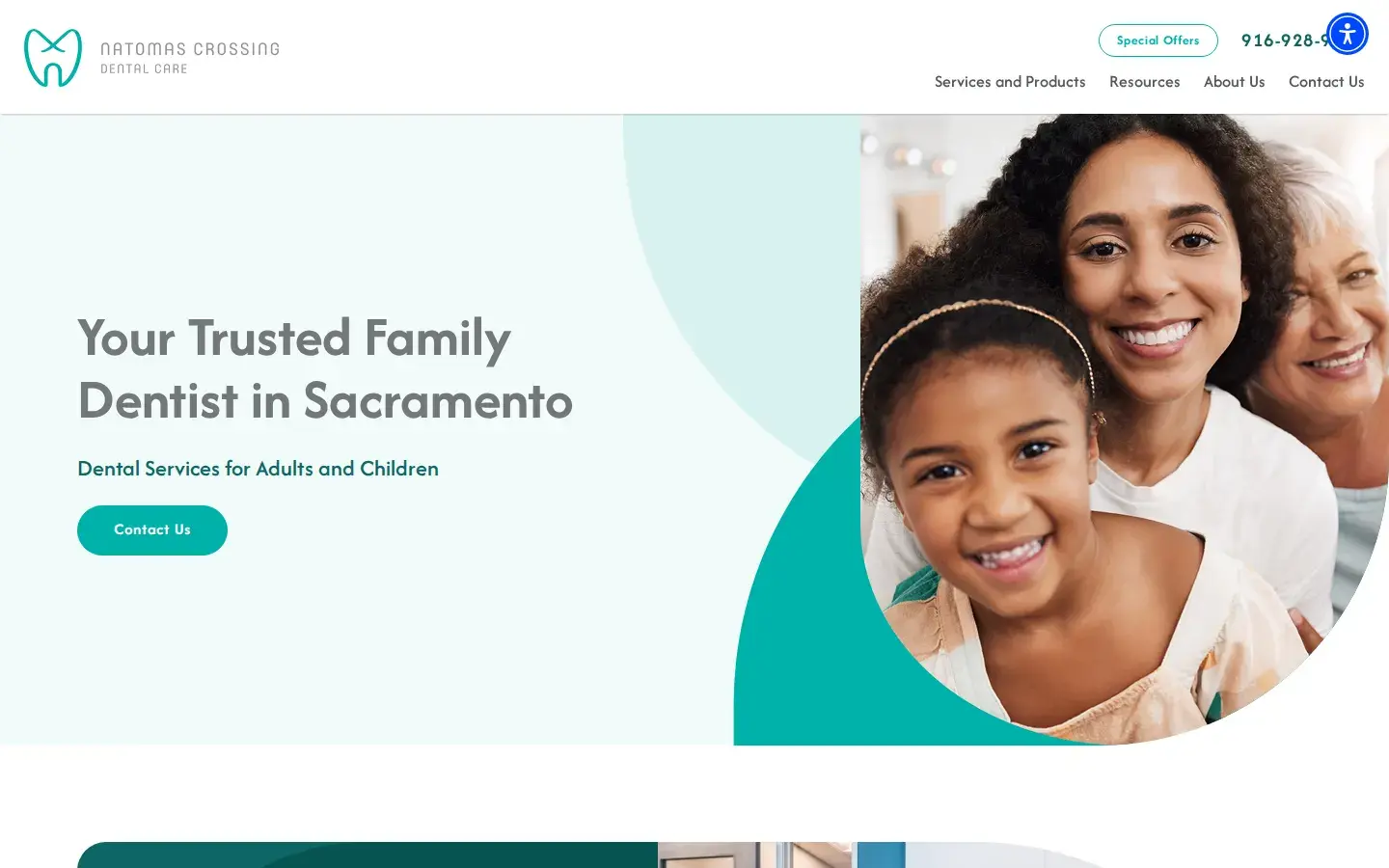 Homepage preview of Natomas Crossing Dental Care