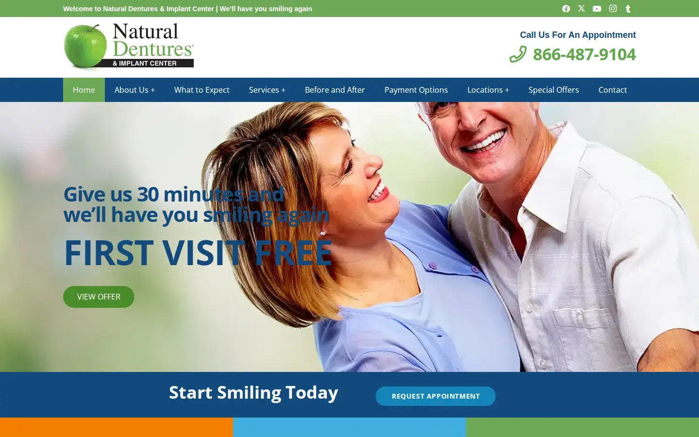 Homepage preview of Natural Dentures & Implant Center