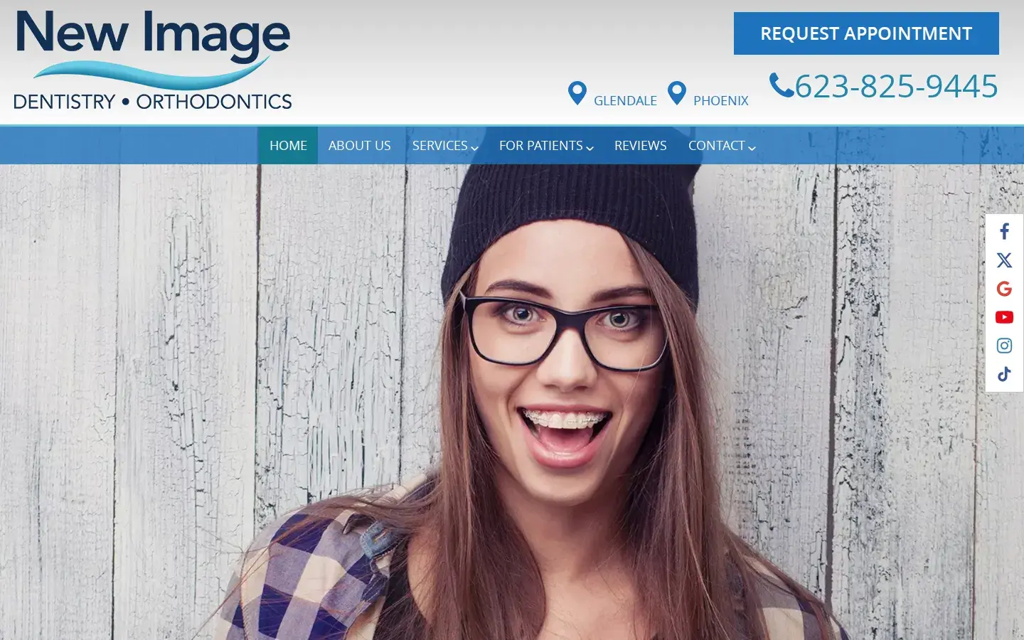 Homepage preview of New Image Orthodontics