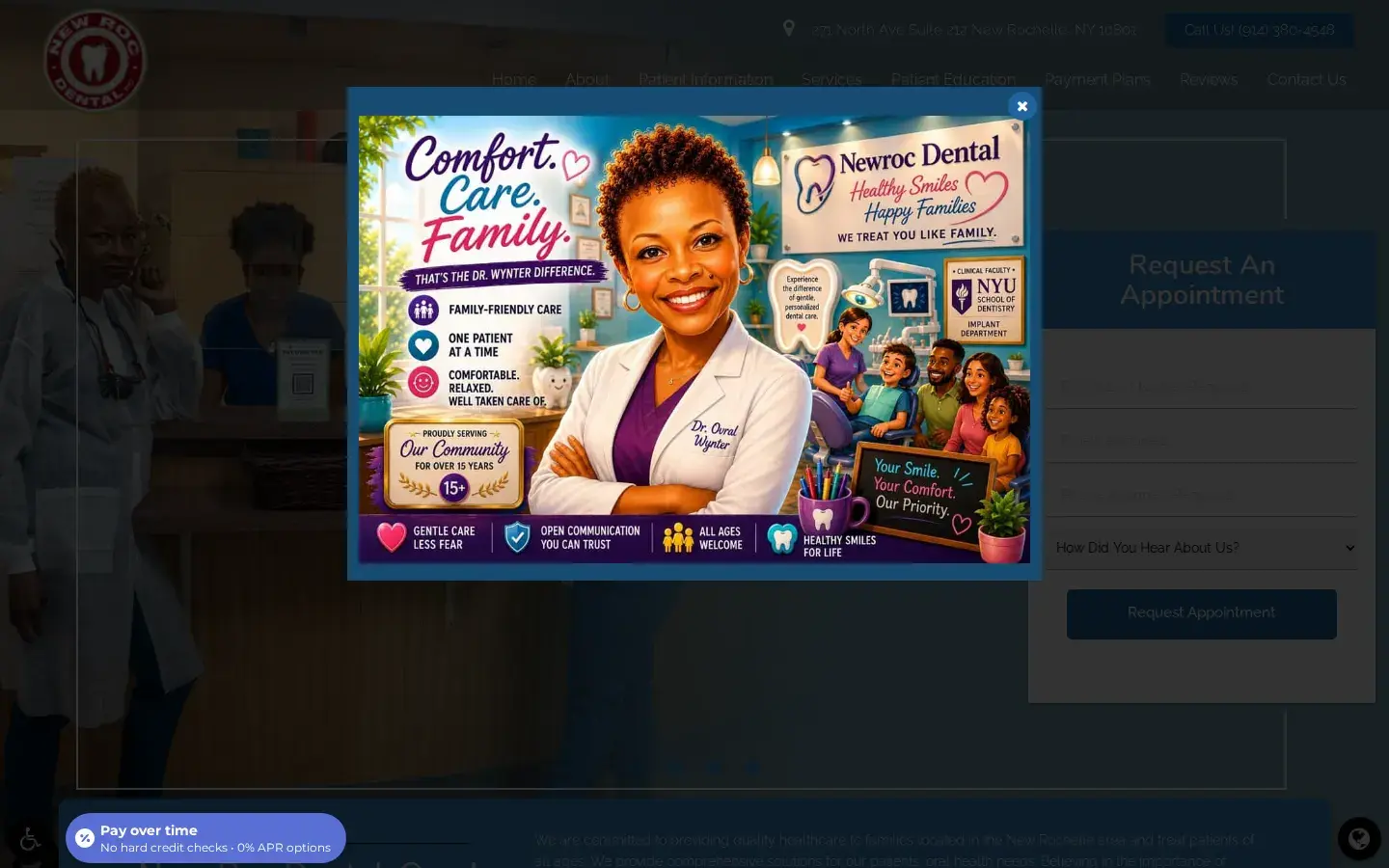 Homepage preview of New Roc Dental, PC