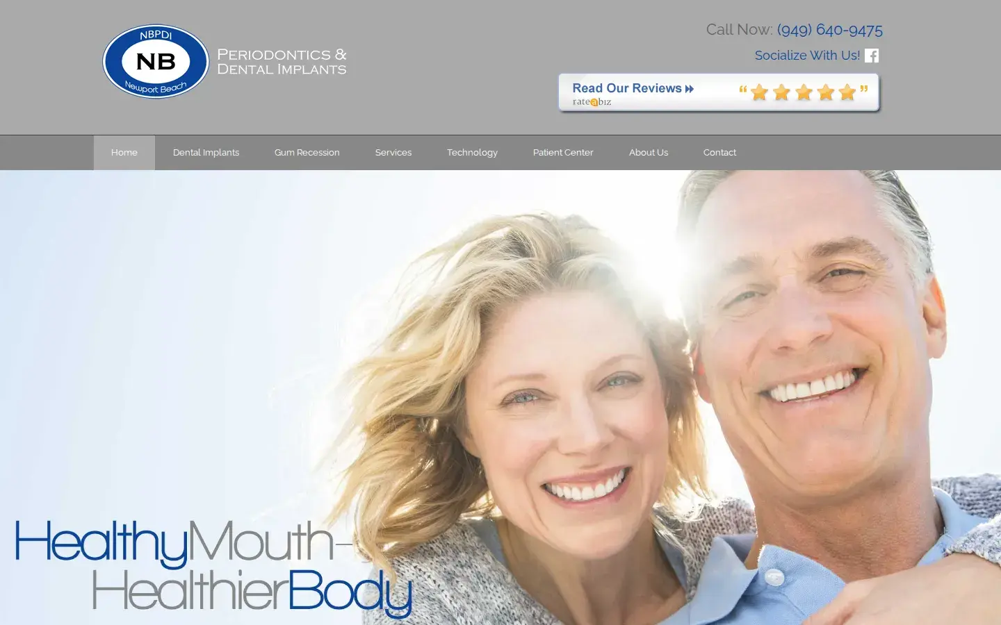 Homepage preview of Newport Beach Periodontics and Dental Implants