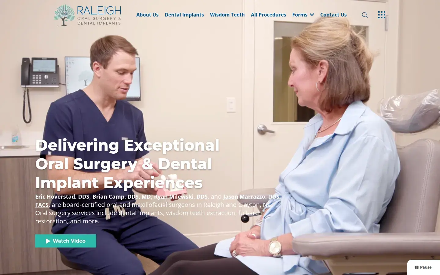 Homepage preview of North Hills Implant & Oral Surgery