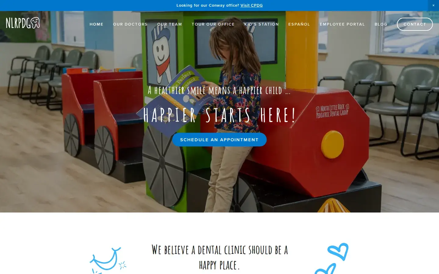 Homepage preview of North Little Rock Pediatric Dental