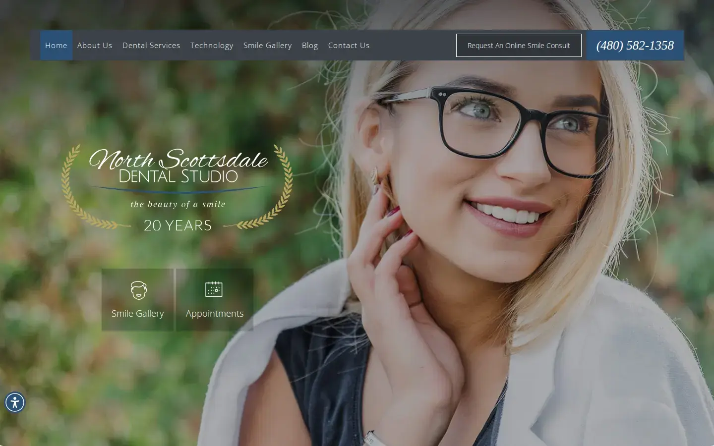 Homepage preview of North Scottsdale Dental Studio
