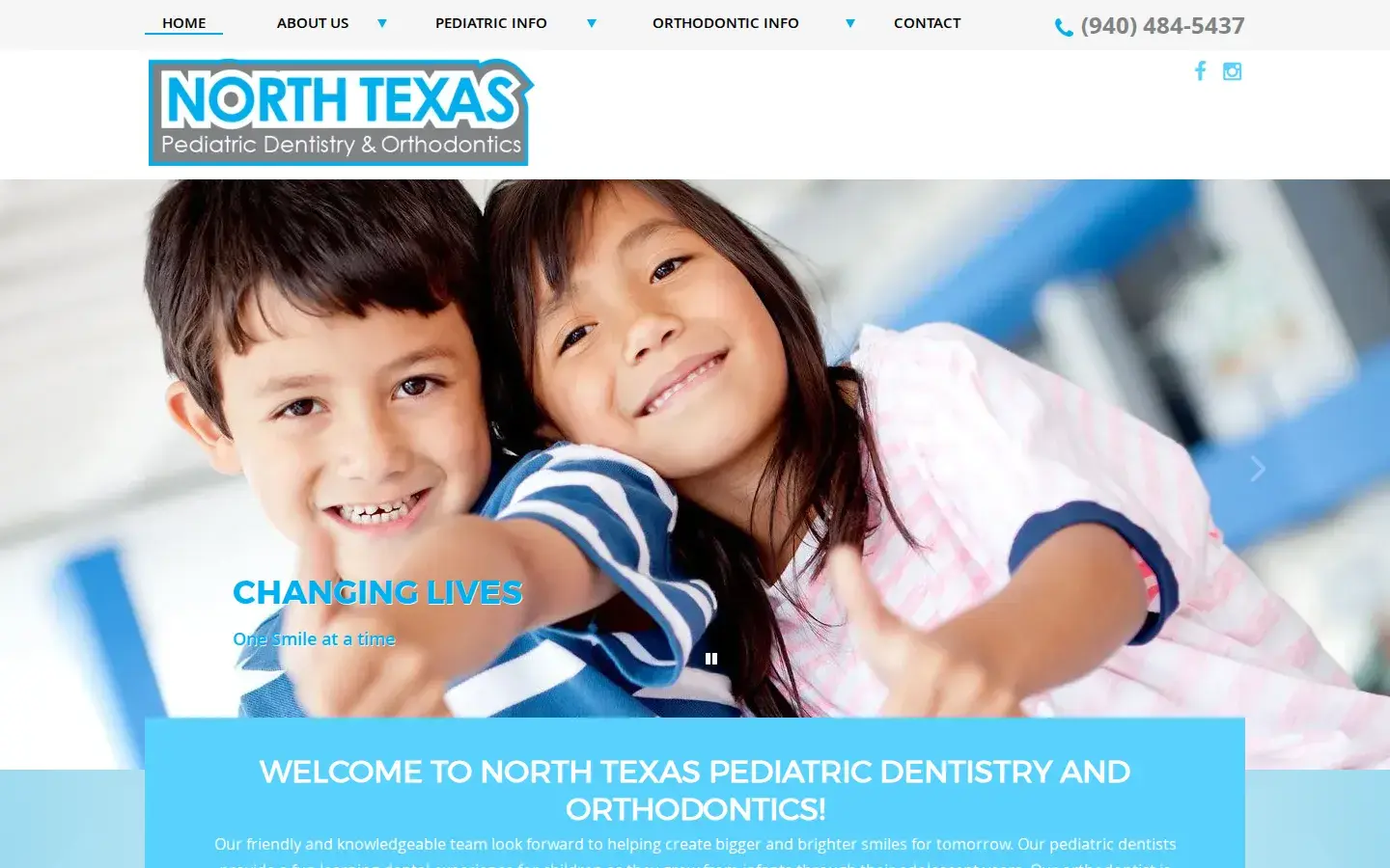 Homepage preview of North Texas Pediatric Dentistry & Orthodontics