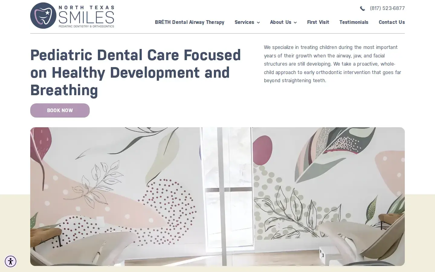 Homepage preview of North Texas Smiles Pediatric Dentistry & Orthodontics