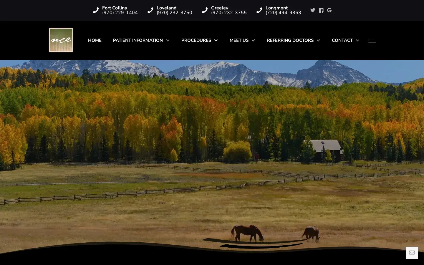 Homepage preview of Northern Colorado Endodontics