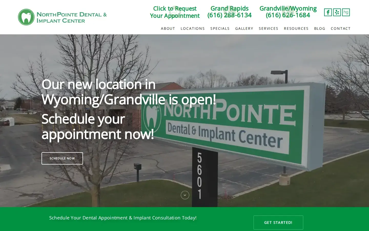 Homepage preview of NorthPointe Family Dental & Implant Center