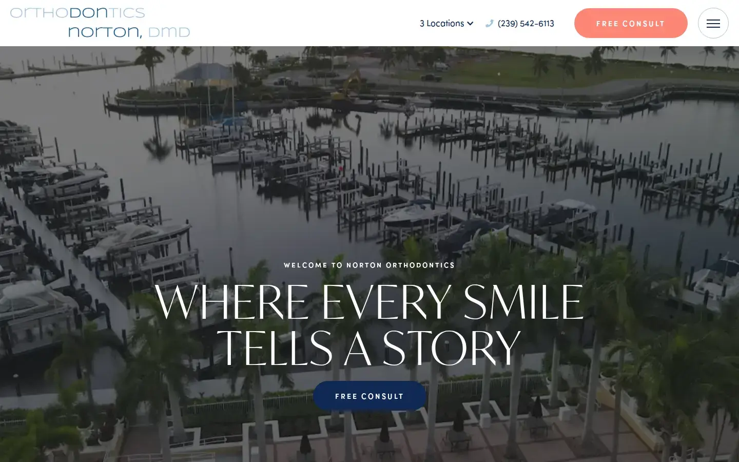 Homepage preview of Norton Orthodontics – Dr. Donald Norton