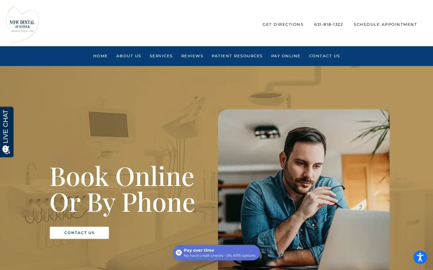 Homepage preview of NowDental of Suffolk
