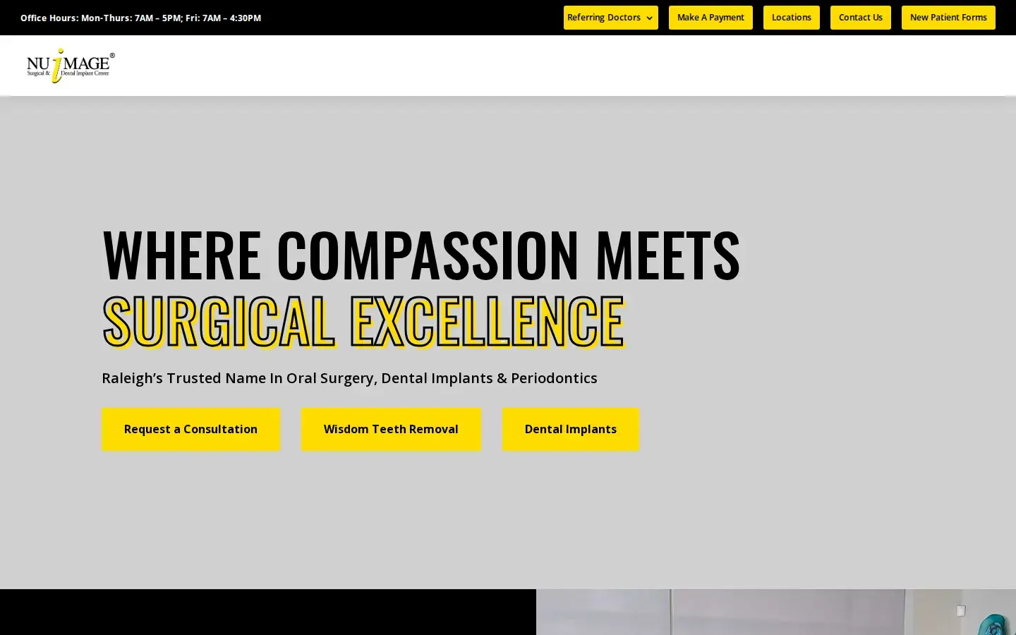 Homepage preview of Nu Image Surgical & Dental Implant Center