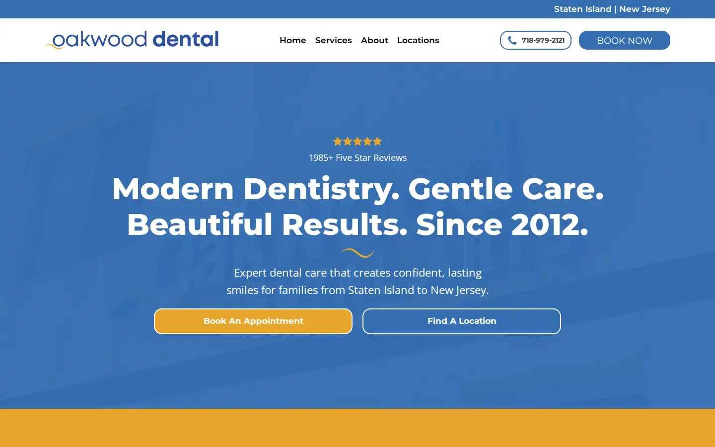 Homepage preview of Oakwood Dental of Middletown