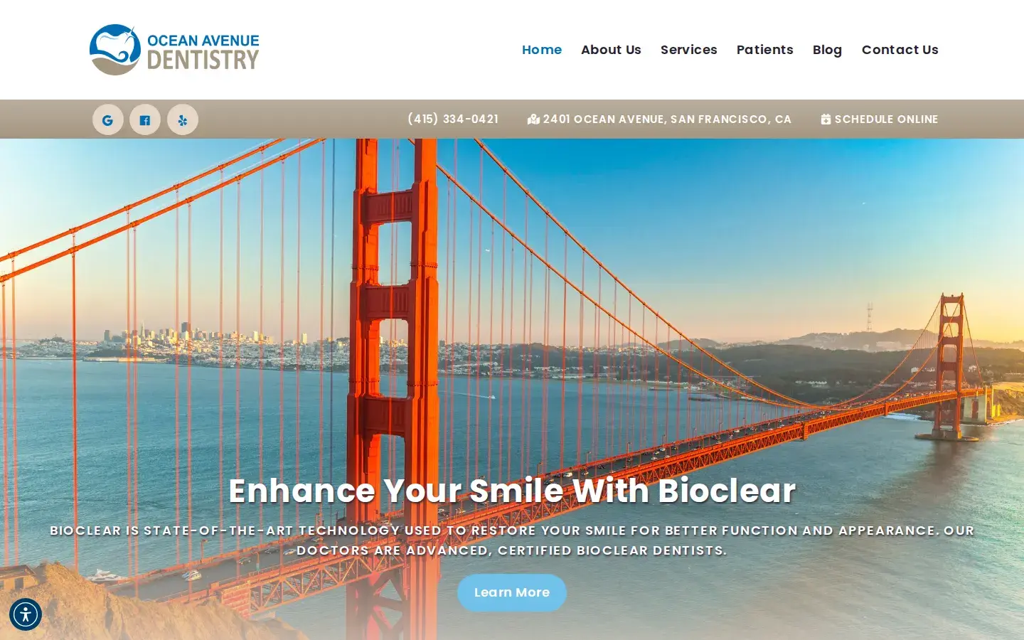 Homepage preview of Ocean Avenue Dentistry