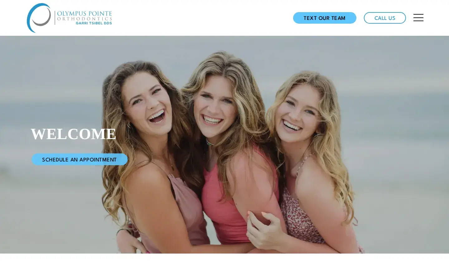 Homepage preview of Olympus Pointe Orthodontics