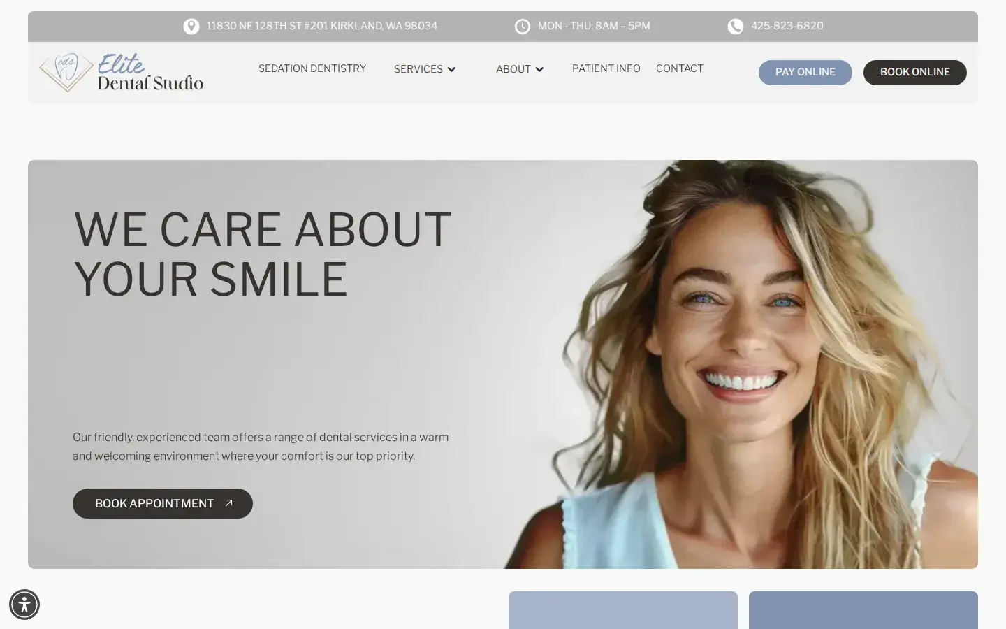 Homepage preview of Optima Dental Spa Portland