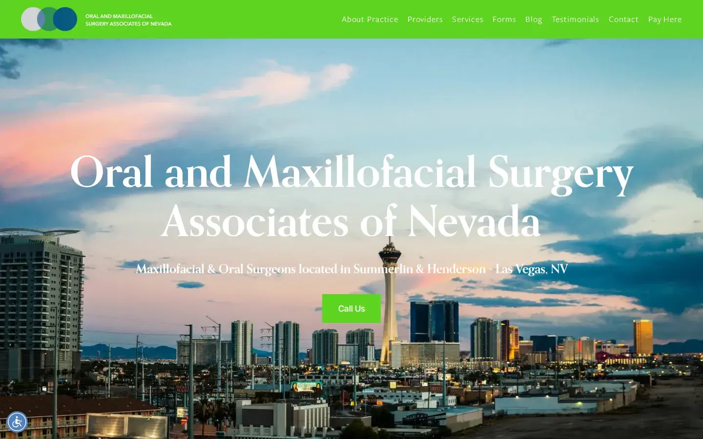 Homepage preview of Oral & Maxillofacial Surgery Associates of Nevada