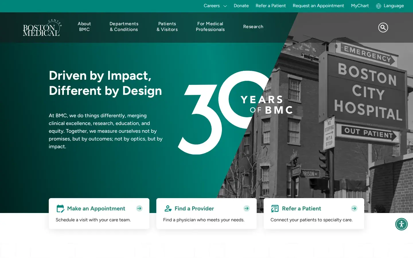 Homepage preview of Oral & Maxillofacial Surgery at Boston Medical Center