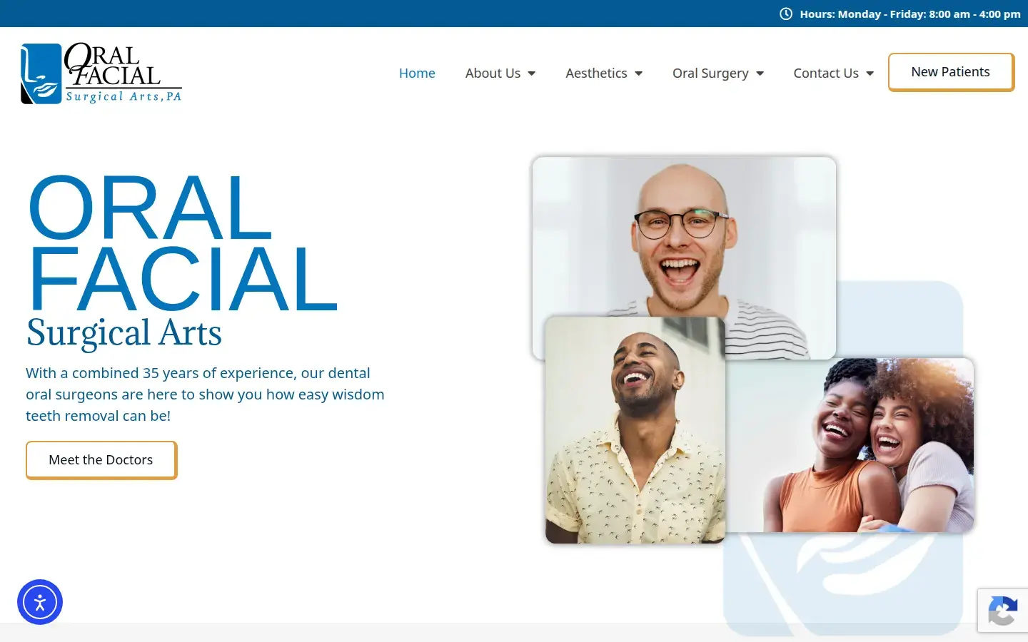 Homepage preview of Oral Facial Surgical Arts