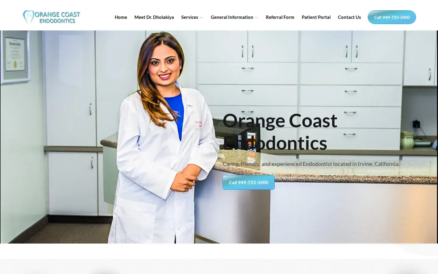 Homepage preview of Orange Coast Endodontics
