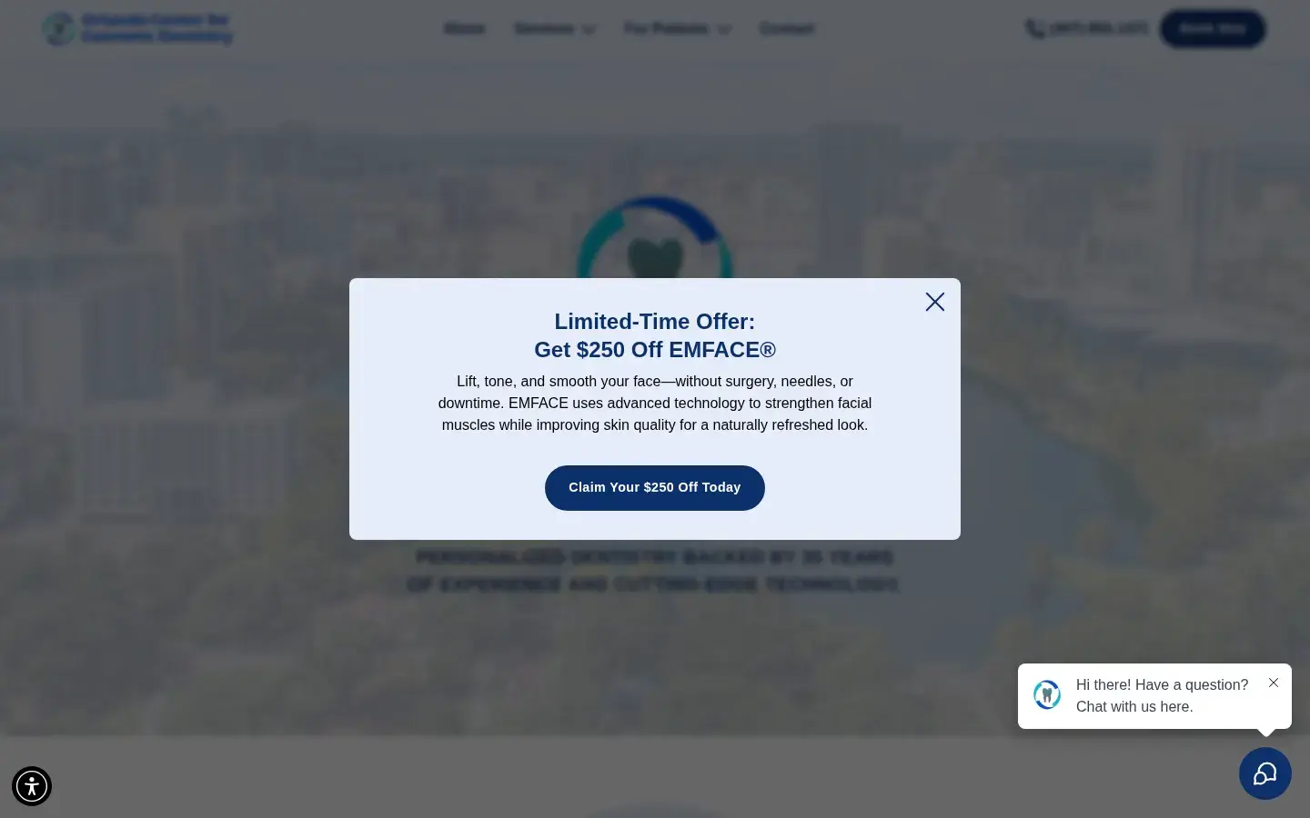 Homepage preview of Orlando Center for Cosmetic Dentistry: Jose Marcano, DMD