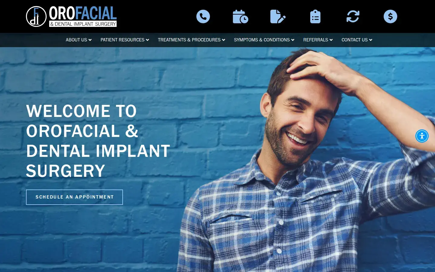 Homepage preview of Orofacial & Dental Implant Surgery