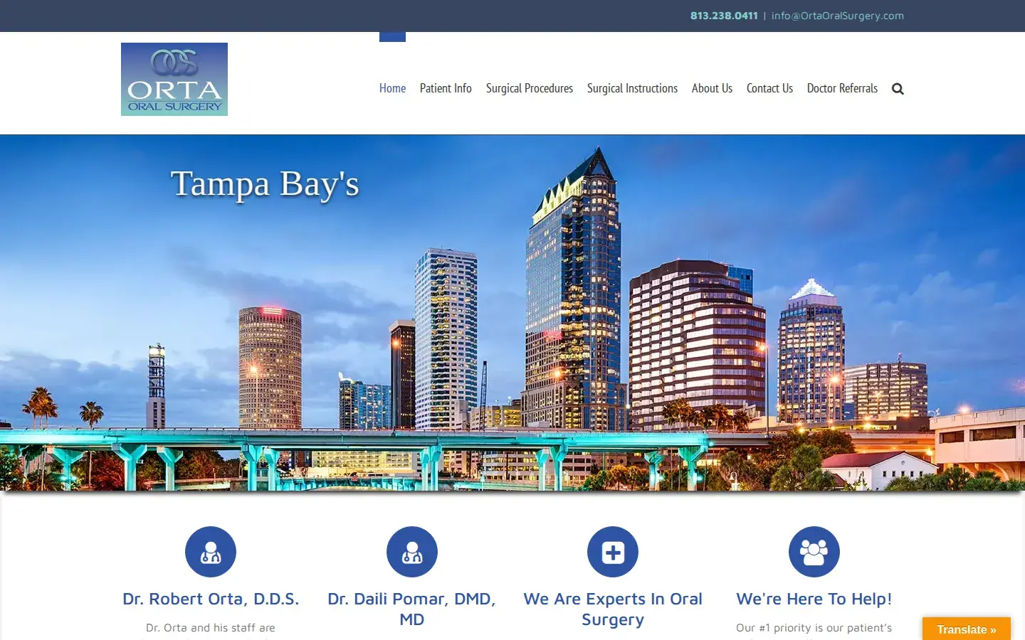 Homepage preview of Orta Oral Surgery