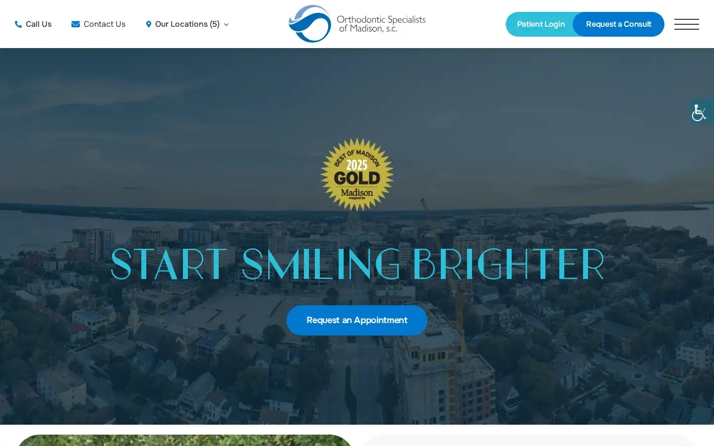 Homepage preview of Orthodontic Specialists of Madison