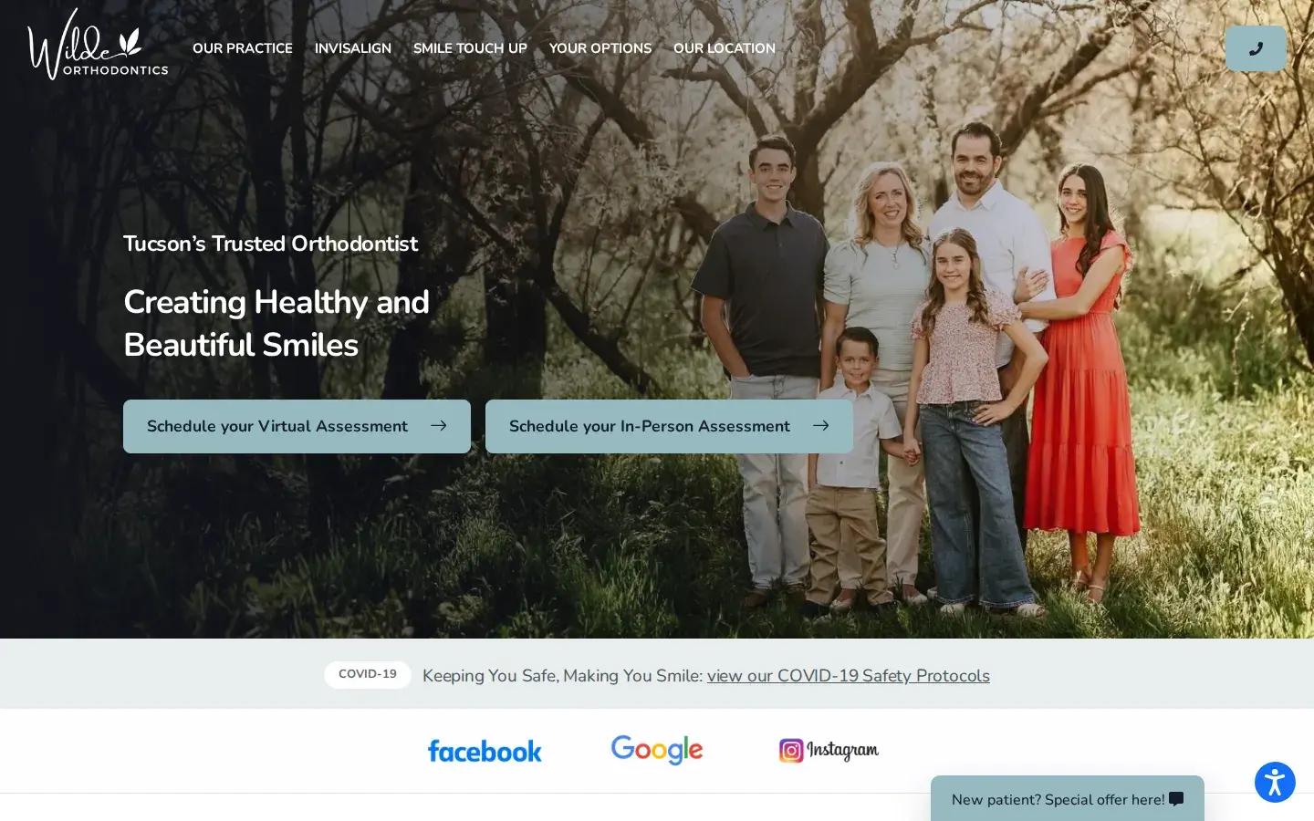 Homepage preview of Orthodontic Specialists of Tucson