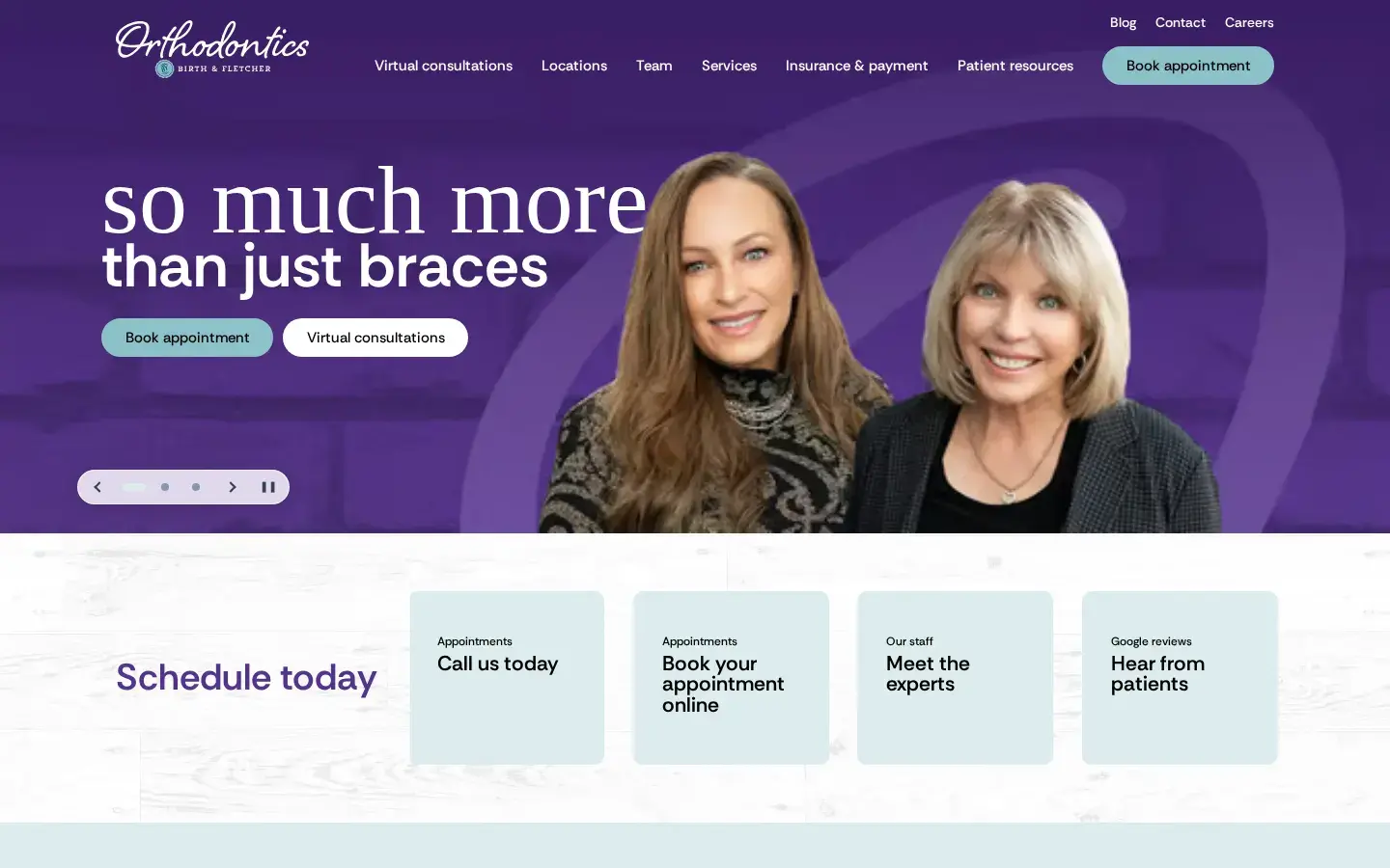 Homepage preview of Orthodontics by Birth & Fletcher in Fort Worth