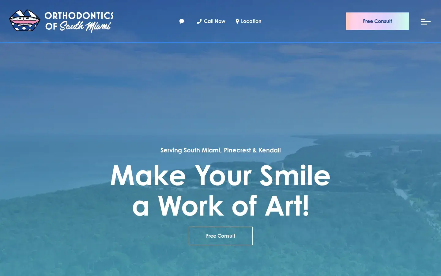 Homepage preview of Orthodontics of South Miami