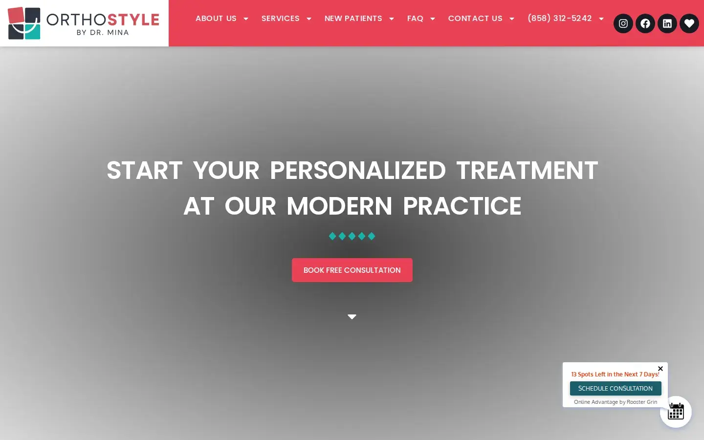 Homepage preview of OrthoStyle Orthodontics