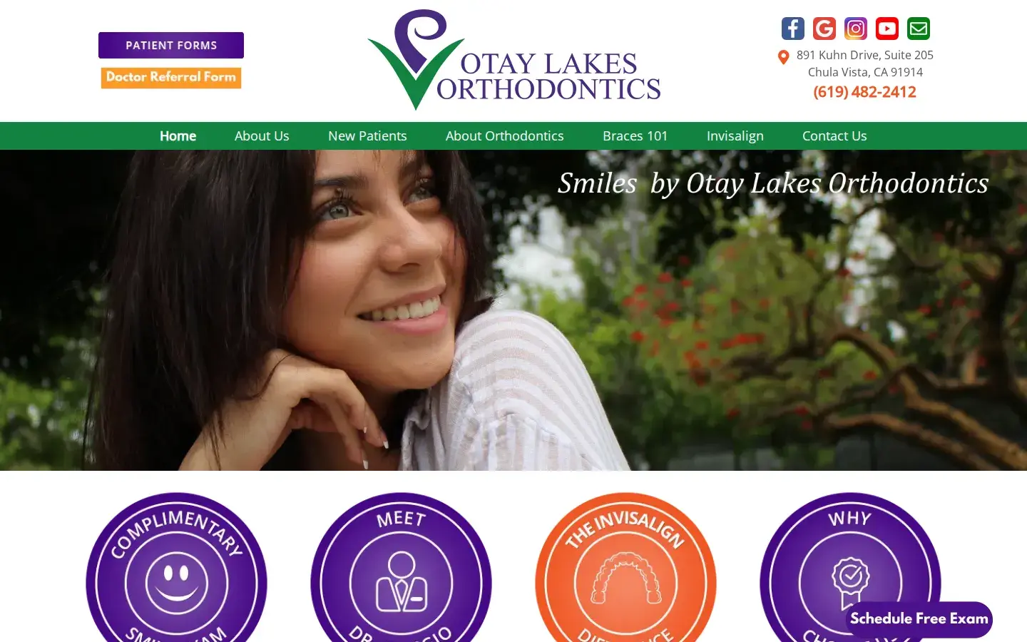 Homepage preview of Otay Lakes Orthodontics: Chula Vista
