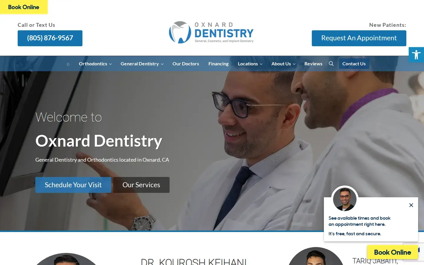 Homepage preview of Oxnard Dentistry