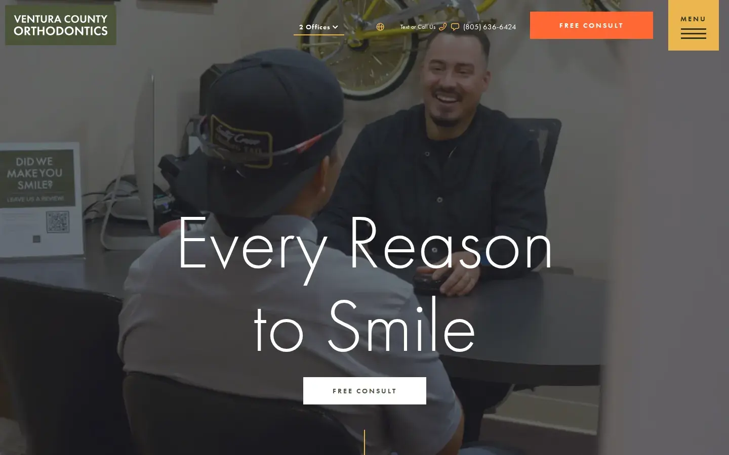 Homepage preview of Oxnard Orthodontics