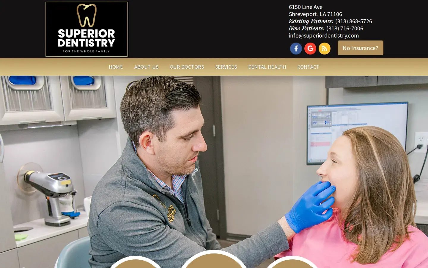 Homepage preview of Palmer & O’Brien Family Dentistry