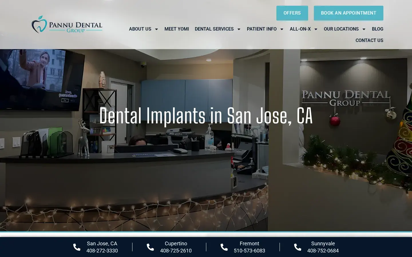 Homepage preview of Pannu Dental Group