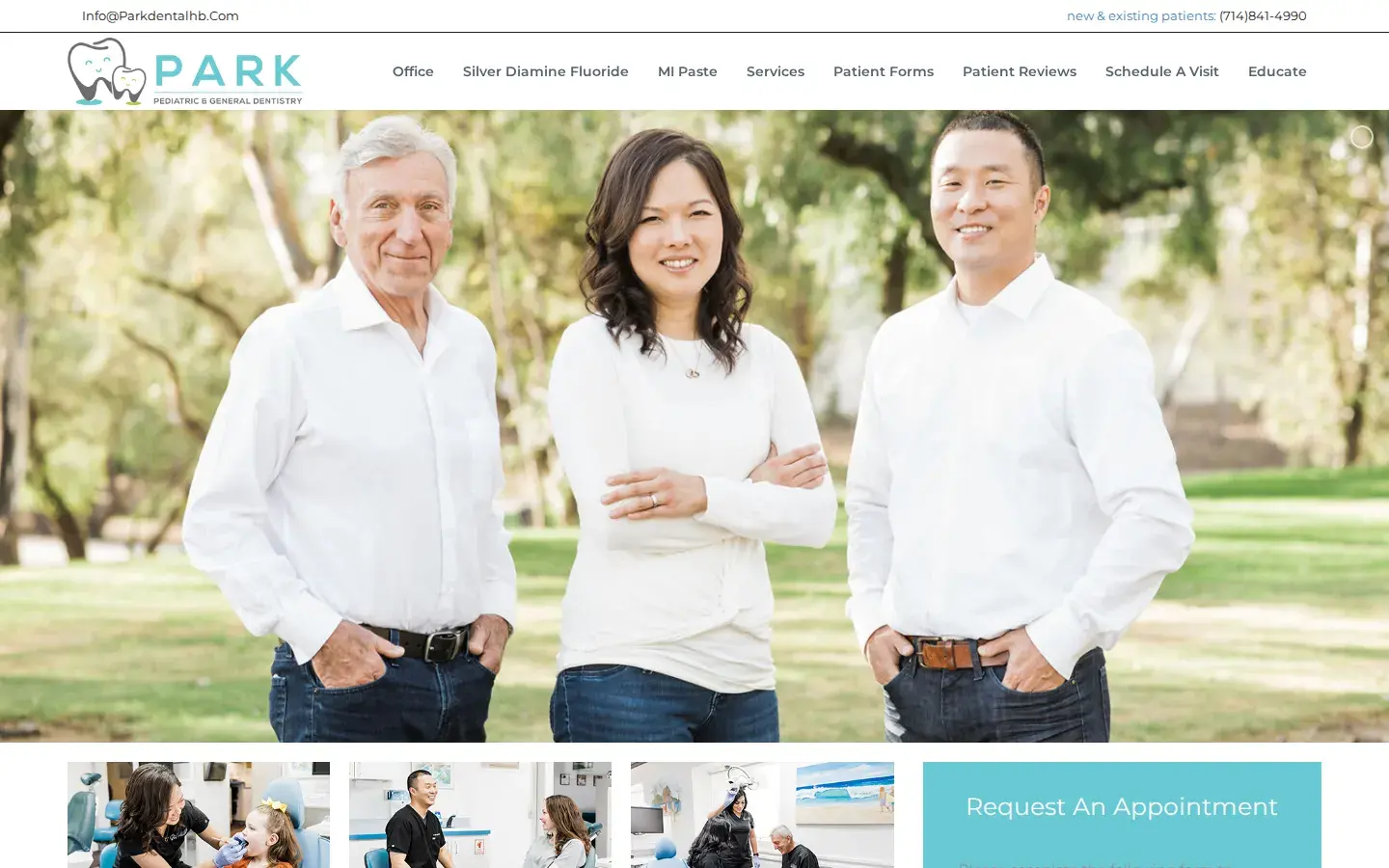Homepage preview of Park Pediatric and General Dentistry