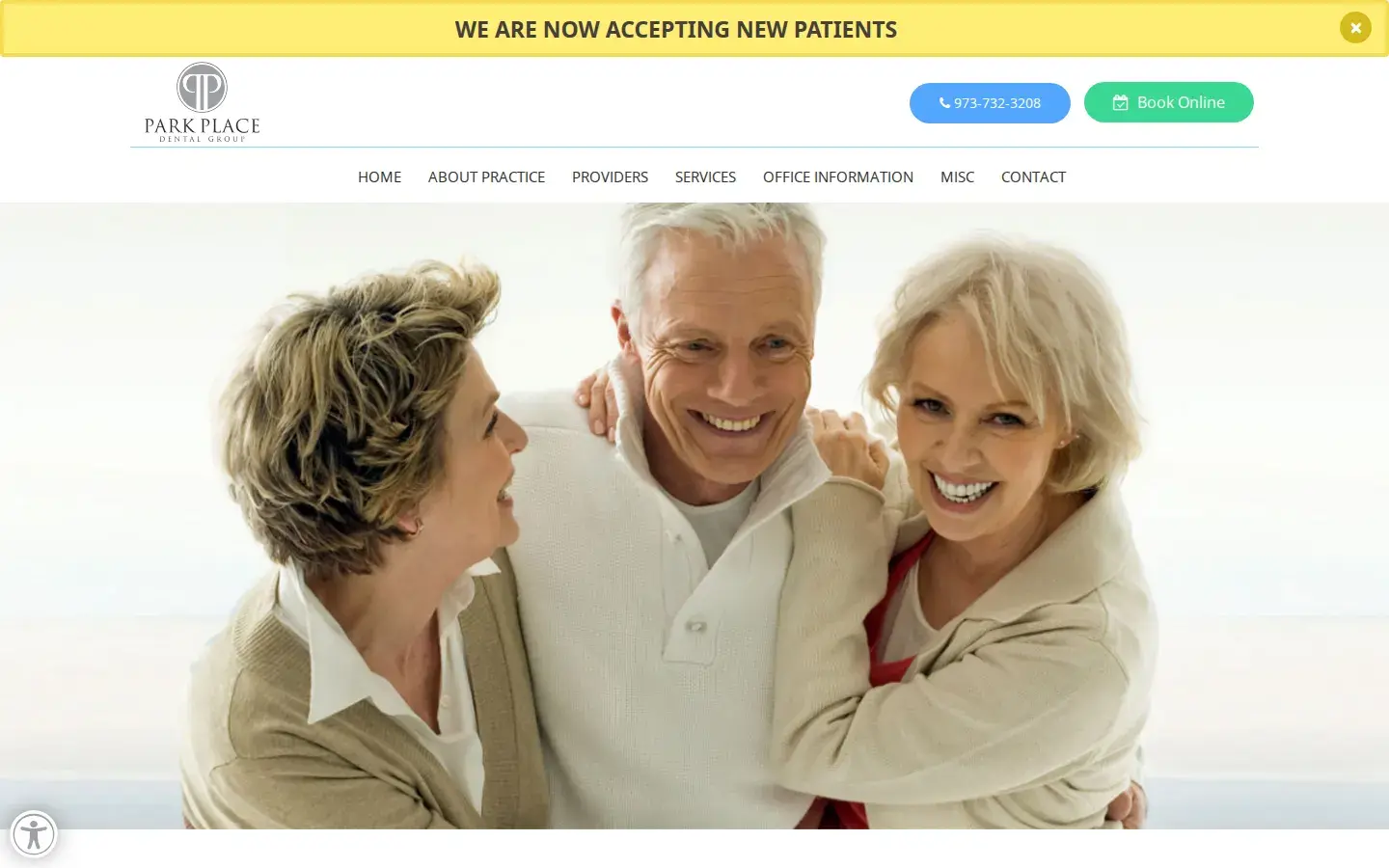 Homepage preview of Park Place Dental Group