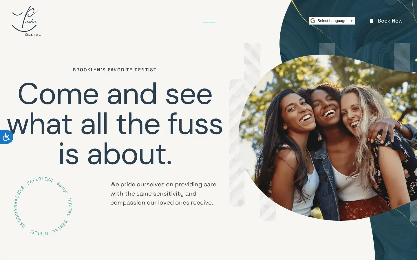 Homepage preview of Pasha Dental