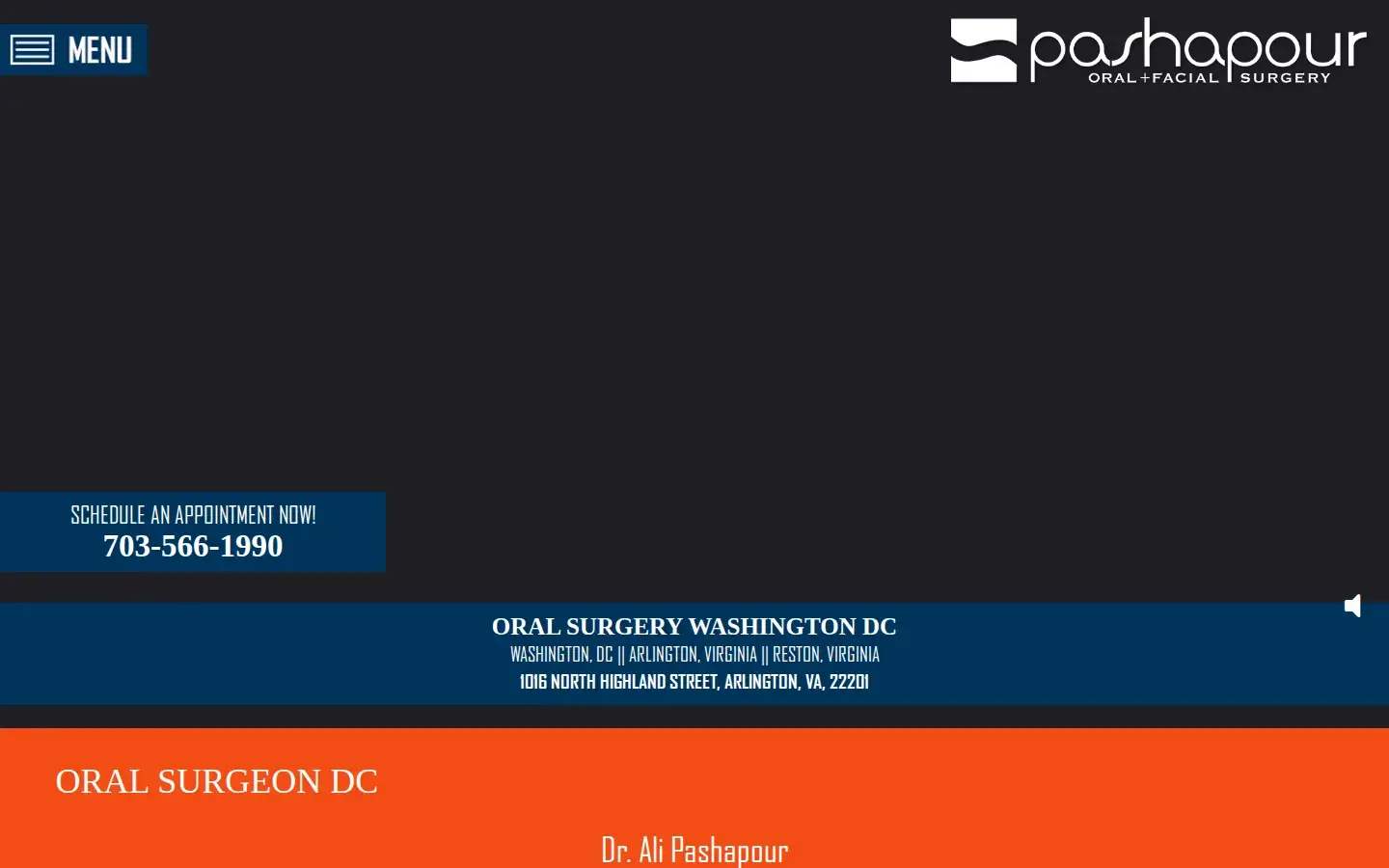 Homepage preview of Pashapour Oral + Facial Surgery