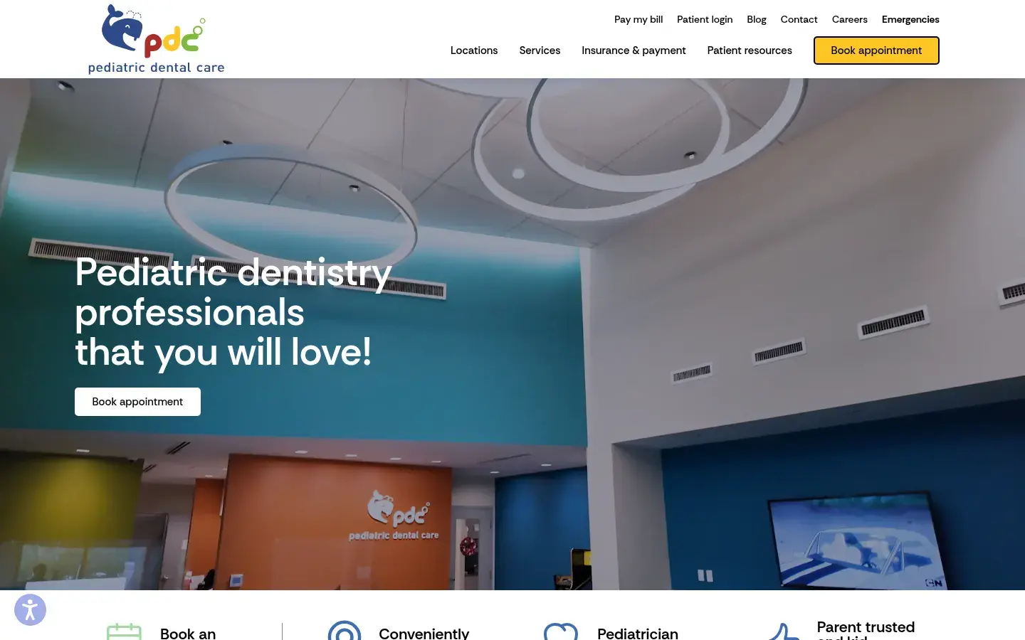 Homepage preview of Pediatric Dental Care in Fairfax