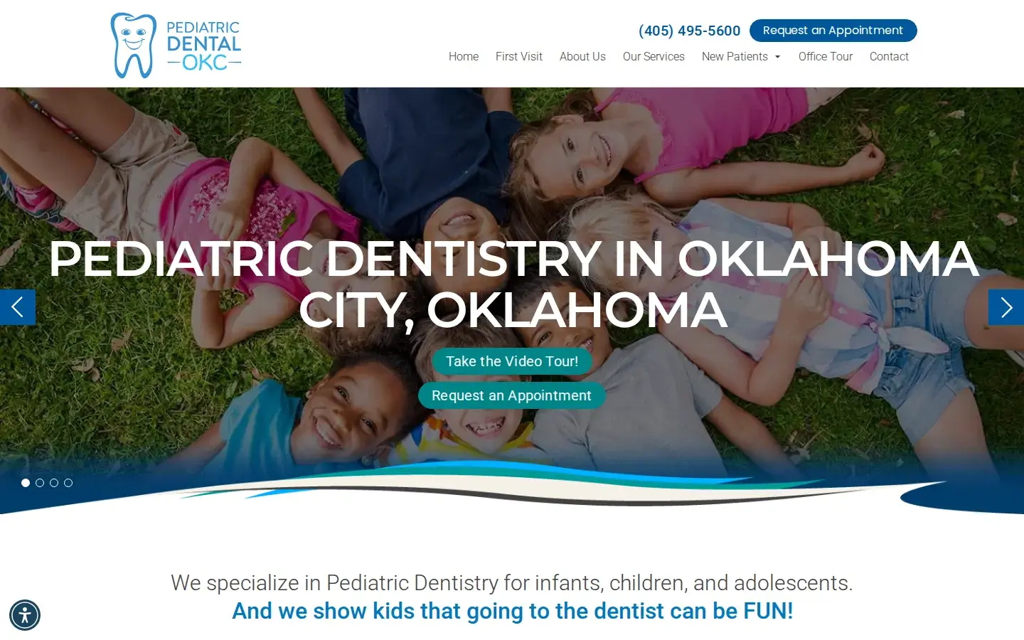 Homepage preview of Pediatric Dental OKC