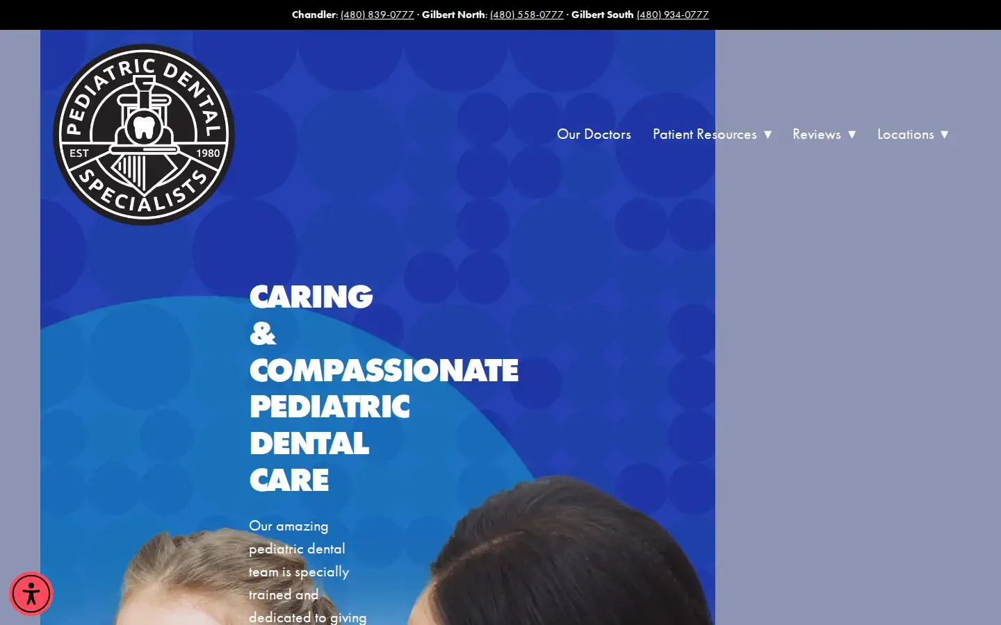 Homepage preview of Pediatric Dental Specialists