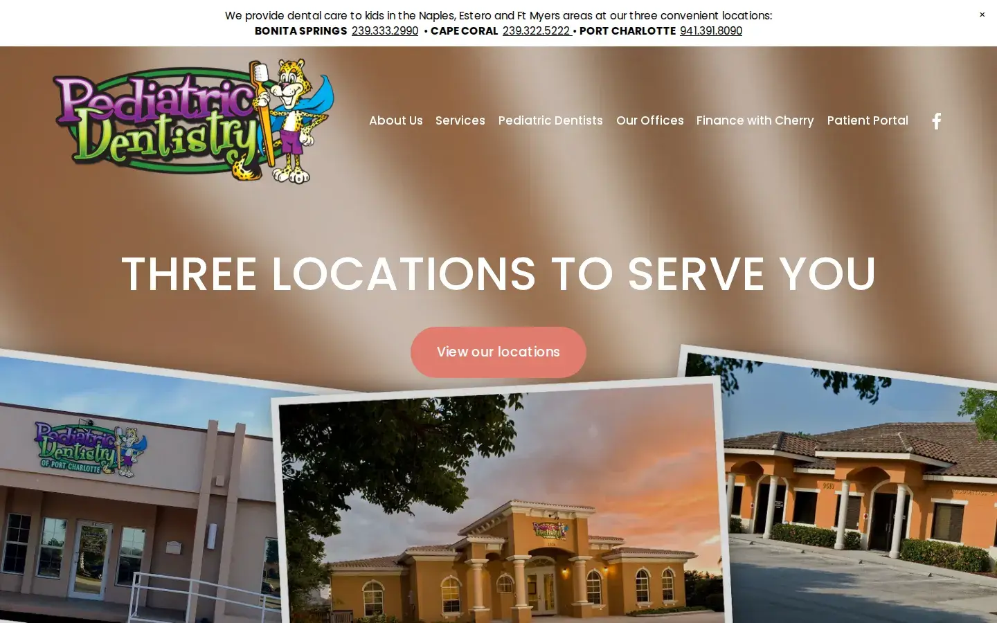 Homepage preview of Pediatric Dentistry of Cape Coral