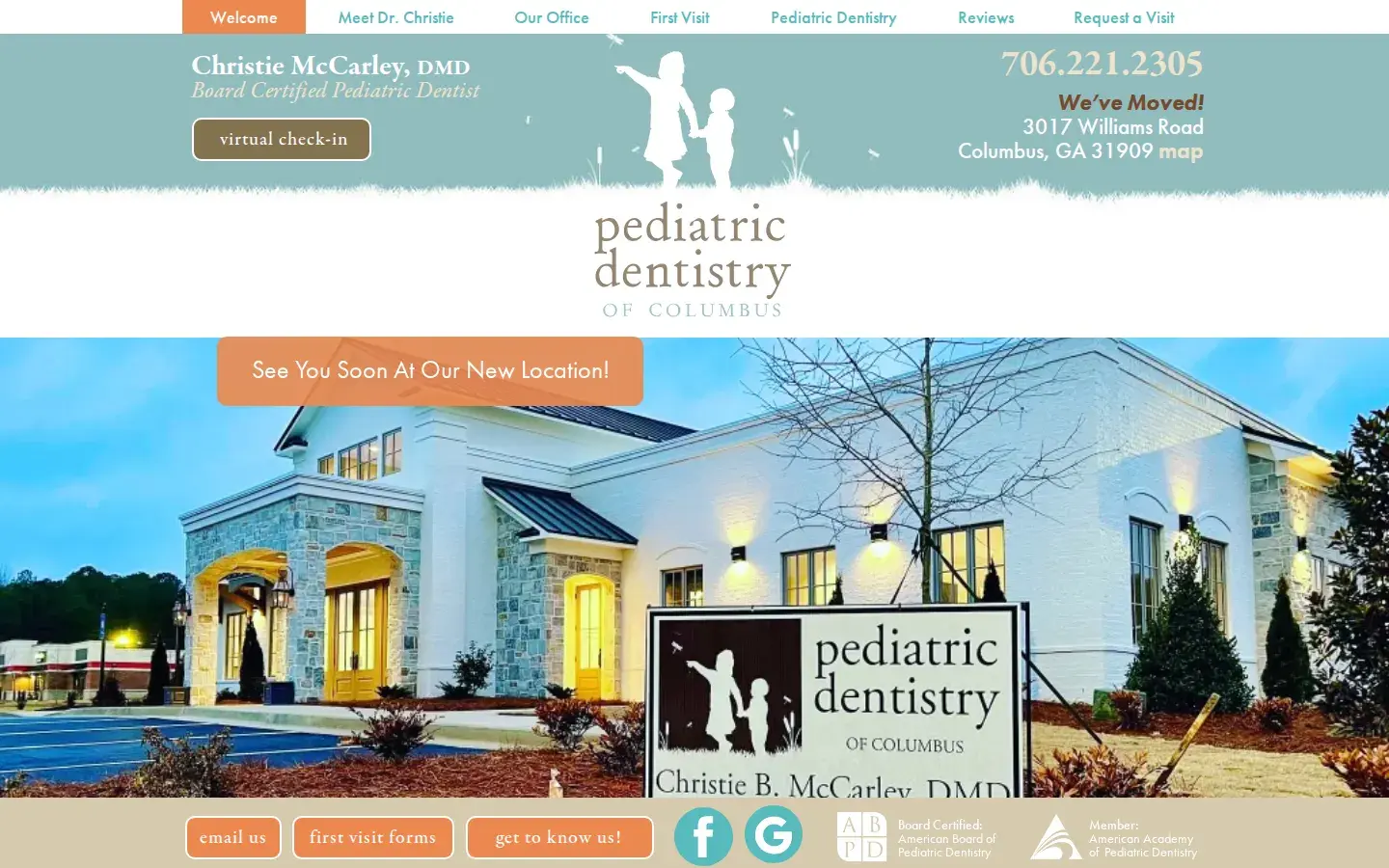 Homepage preview of Pediatric Dentistry of Columbus