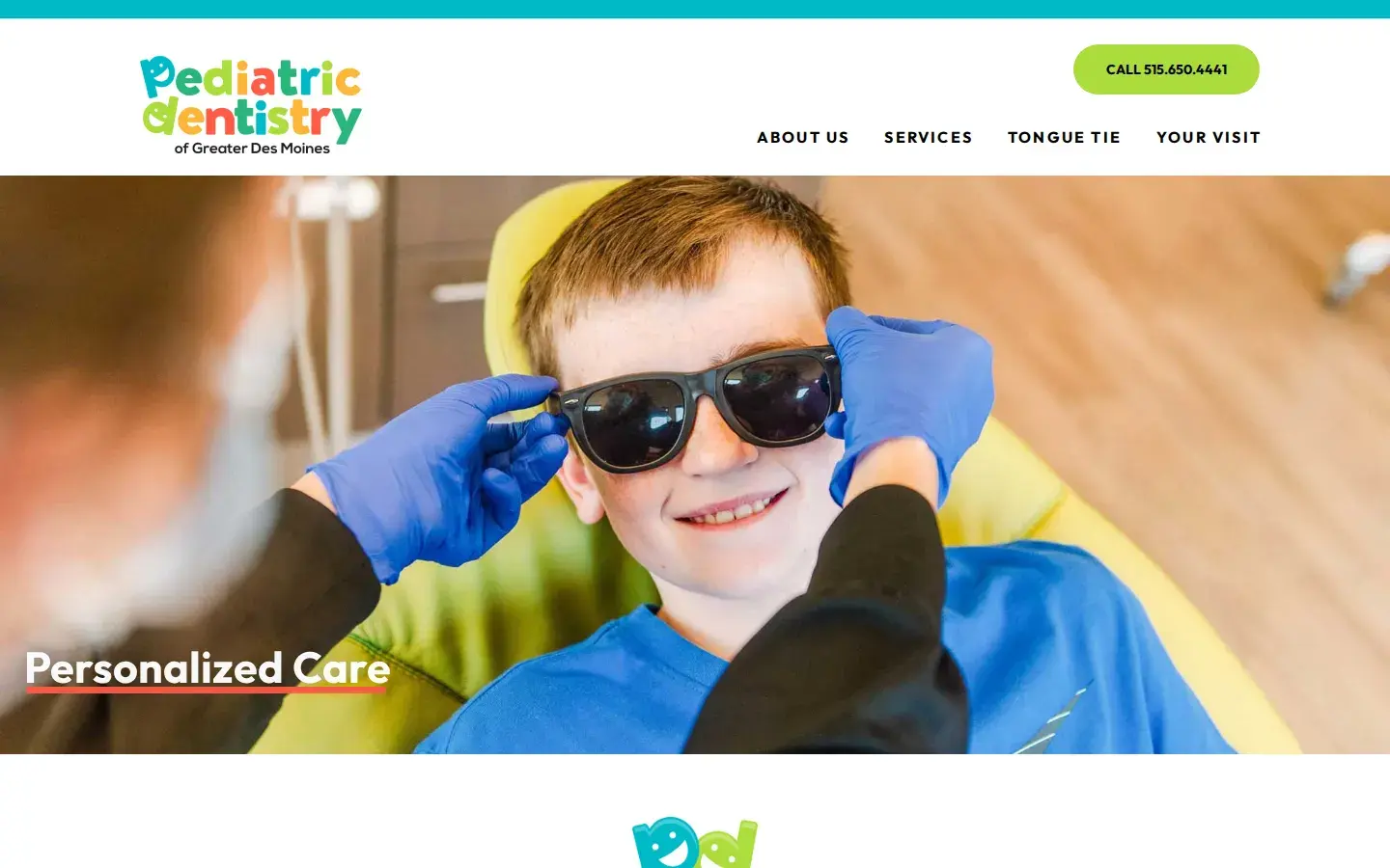 Homepage preview of Pediatric Dentistry of Greater Des Moines