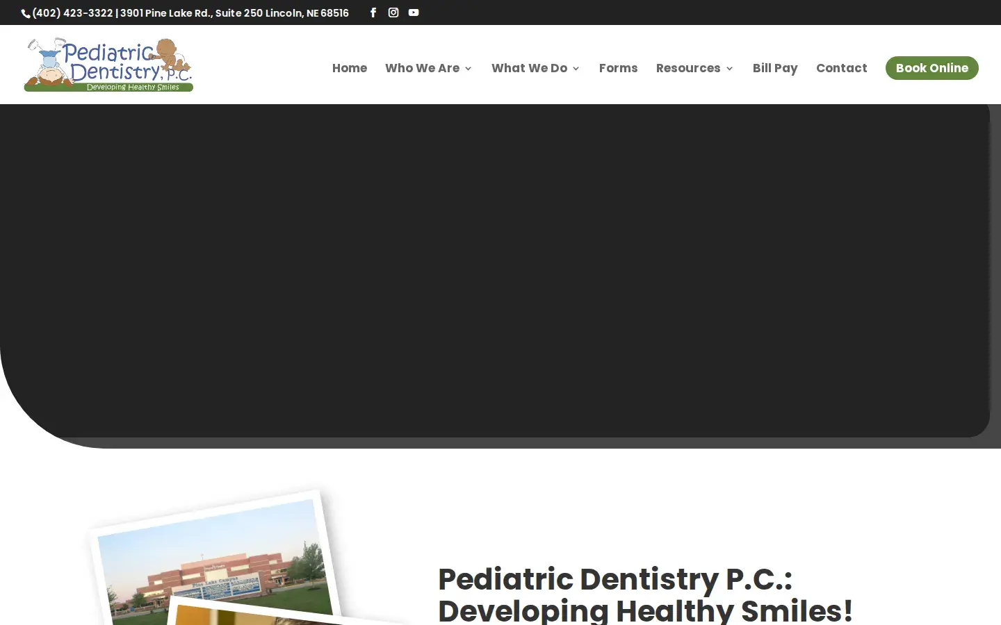 Homepage preview of Pediatric Dentistry, P.C.
