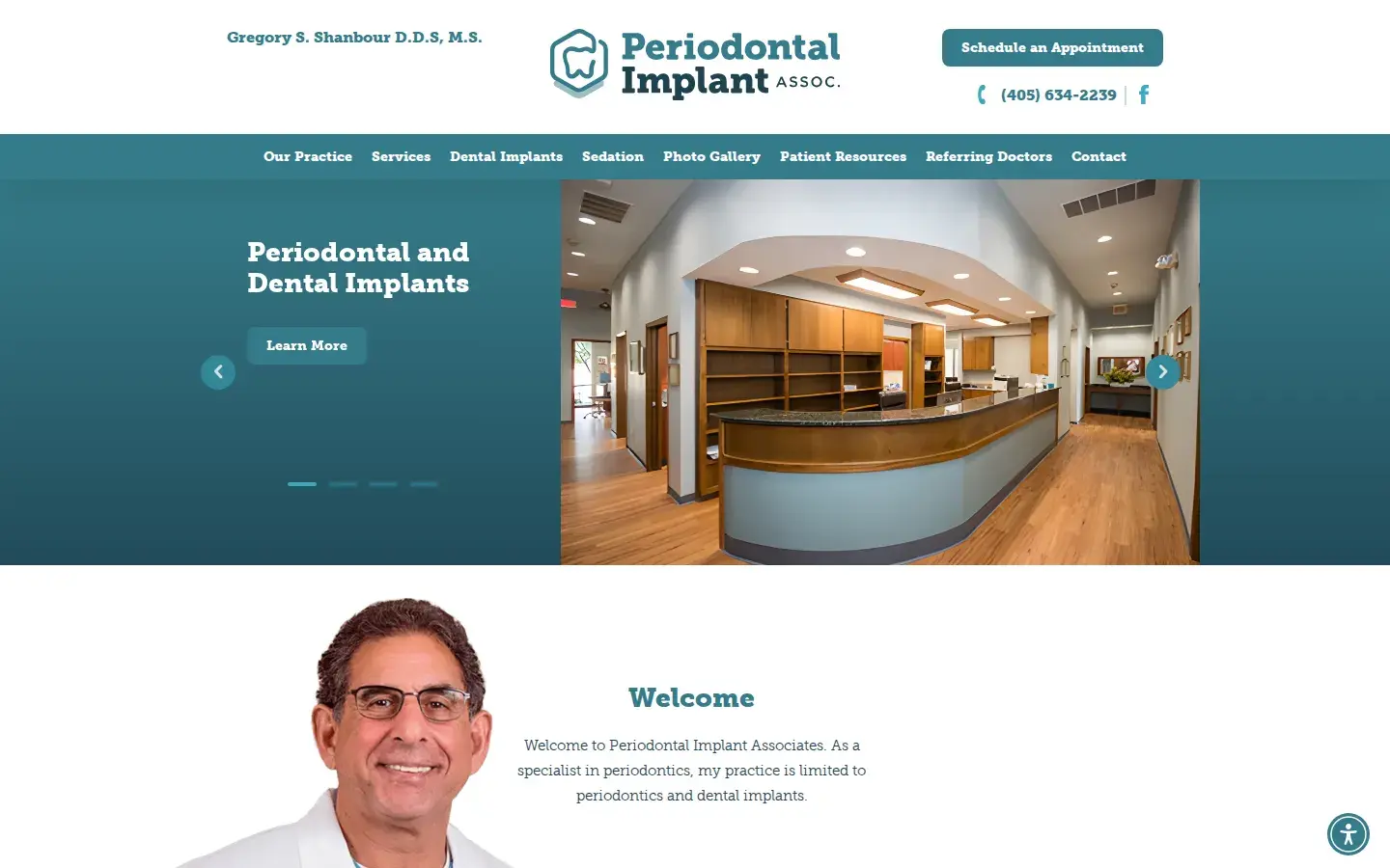 Homepage preview of Periodontal Implant Associates